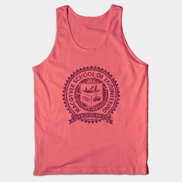 MacGyver School 70s - VINTAGE RETRO STYLE Tank Top by lekhartimah